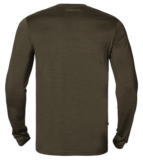 Base All Season L/S t-shirt Willow green - Härkila