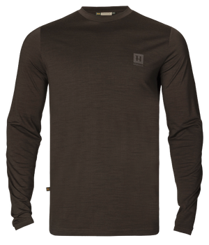 Bas All Season L/S t-shirt - Shadow brown - Härkila