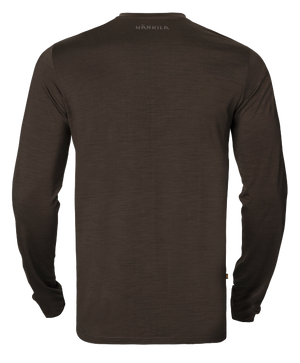 Bas All Season L/S t-shirt - Shadow brown - Härkila