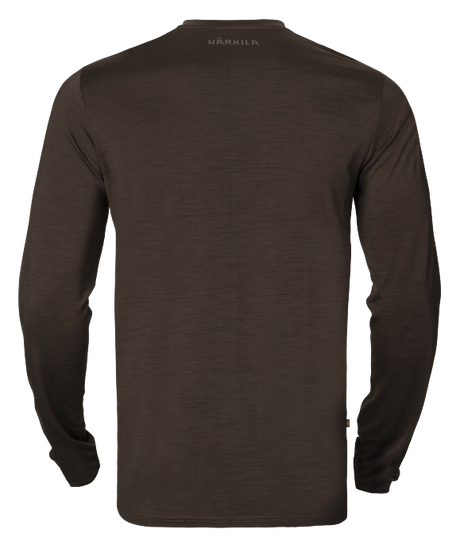 Bas All Season L/S t-shirt - Shadow brown - Härkila