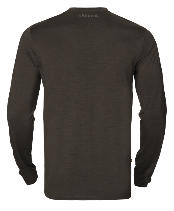 Bas All Season L/S t-shirt - Shadow brown - Härkila