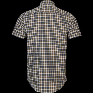 Fjell S/S-skjorta Naval Blue Check - Härkila