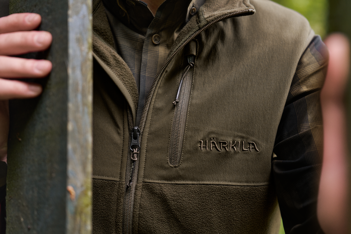 Fjäll Fleeceväst Hunting Green/Willow Green - Härkila