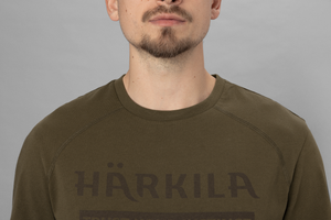 Logo kortärmad T-shirt Willow green - Härkila