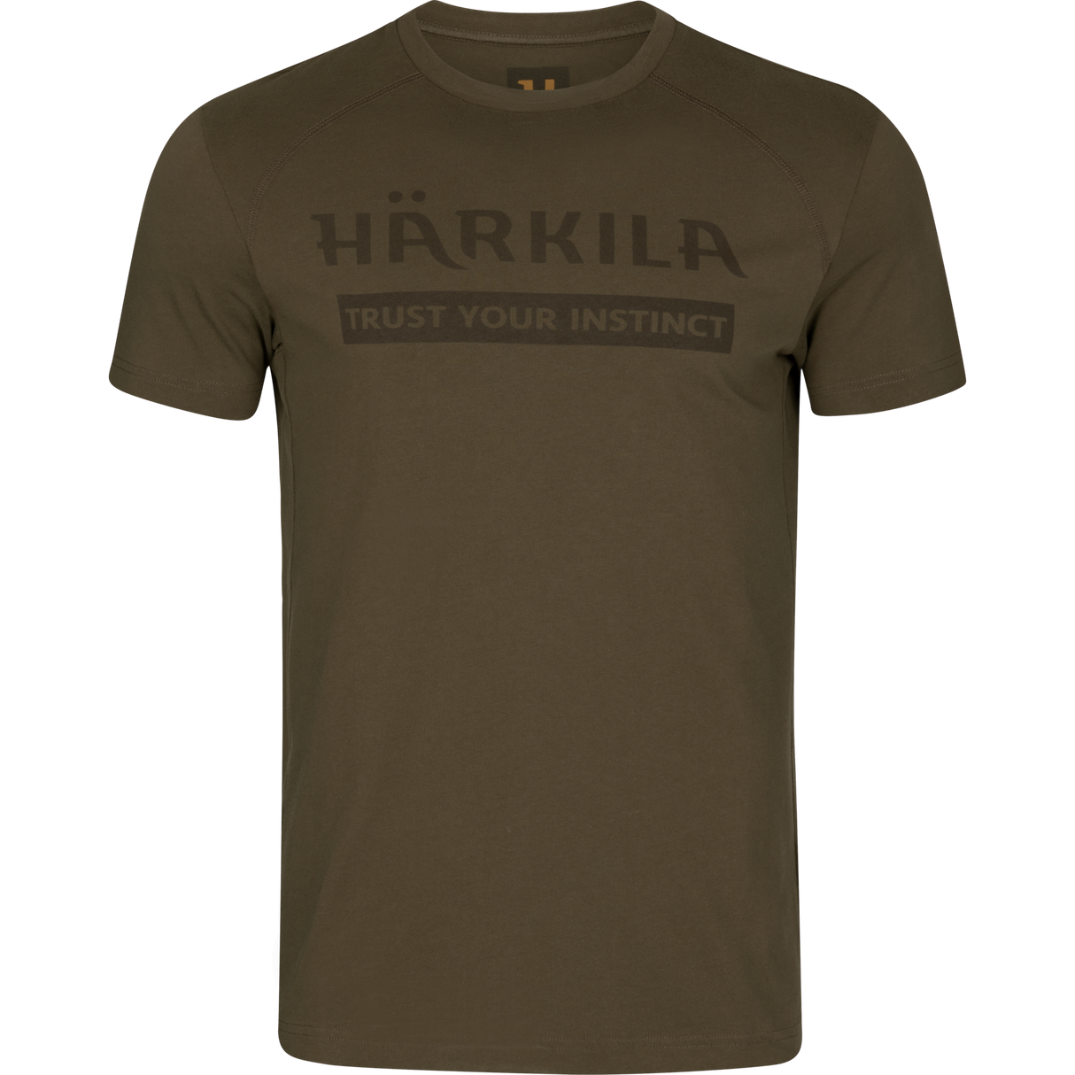 Logo kortärmad T-shirt Willow green - Härkila
