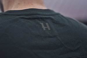 Kortärmad t-shirt med logga Dark navy