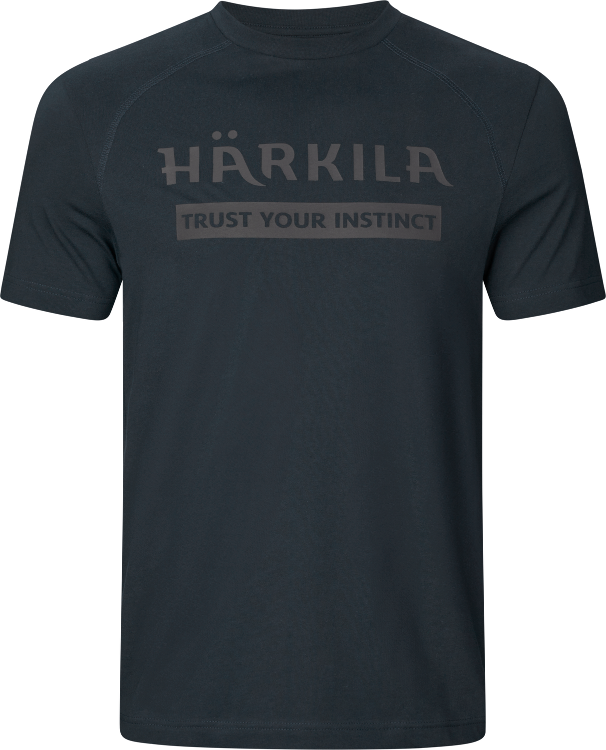 Kortärmad t-shirt med logga Dark navy