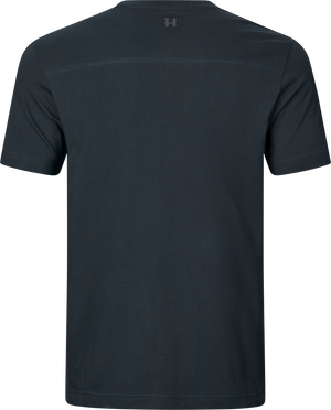 Kortärmad t-shirt med logga Dark navy