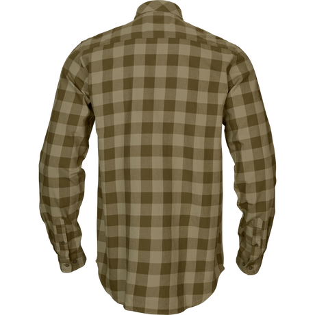 Skandinavisk L/S-skjorta Dark olive check - Härkila