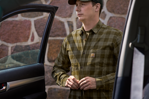 Skandinavisk L/S-skjorta Dark olive check - Härkila