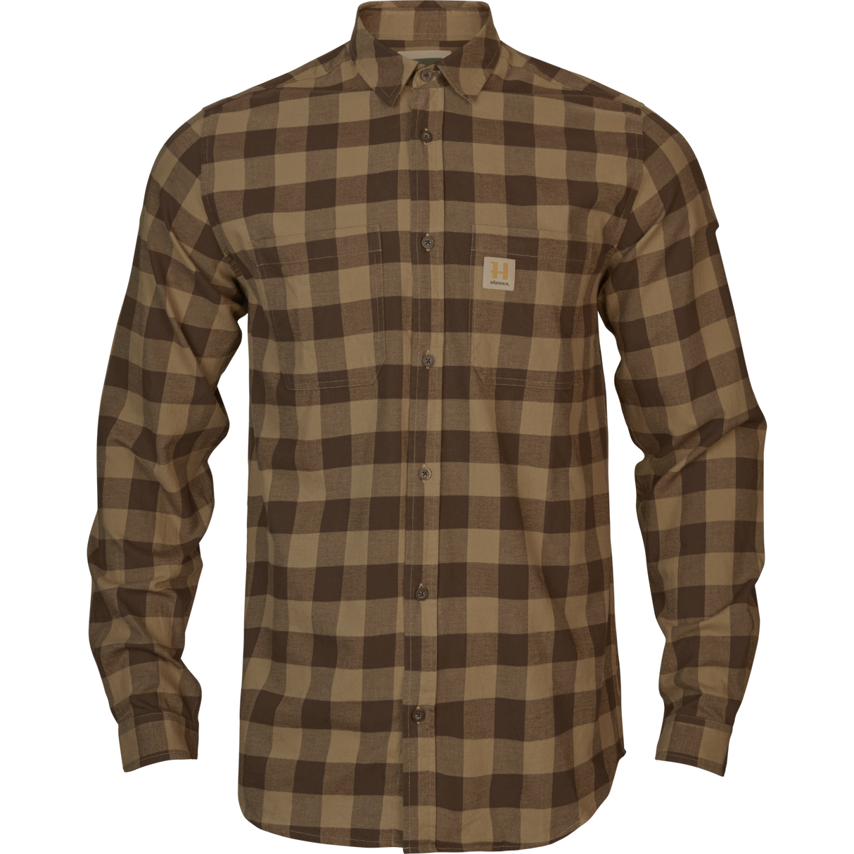 Skandinavisk L/S-skjorta Antique Bronze Rutig - Härkila