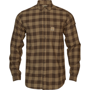 Skandinavisk L/S-skjorta Antique Bronze Rutig - Härkila