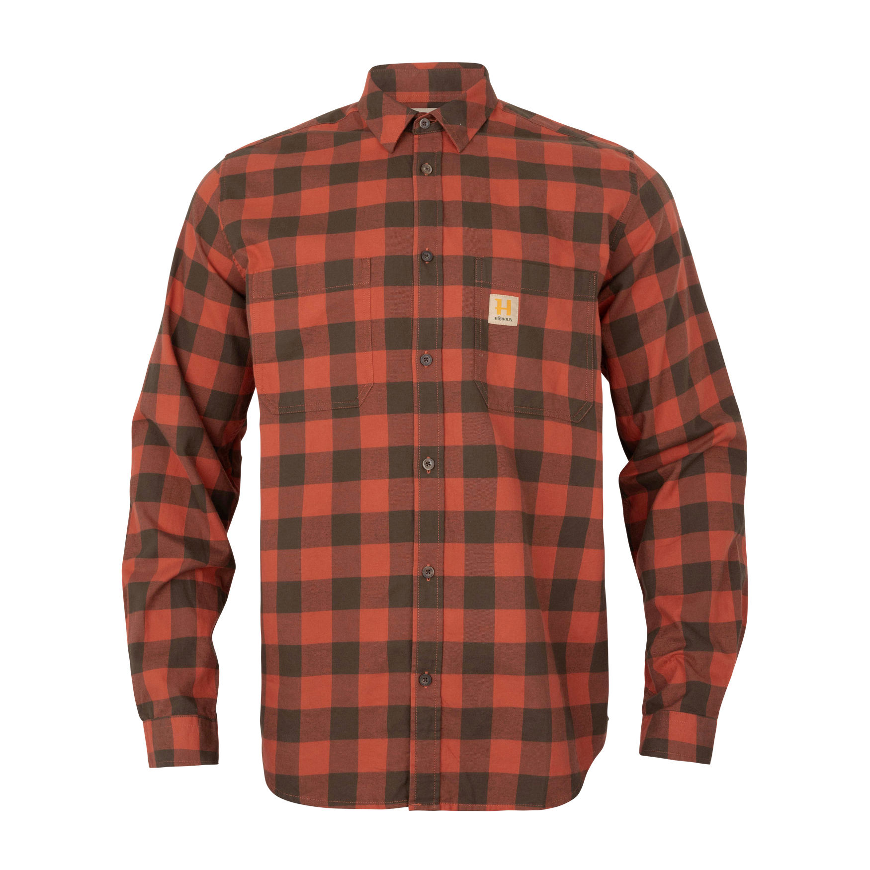 Scandinavian L/S Skjorta - Autumn Orange Check – Härkila