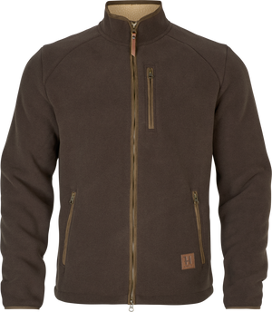 Sherpa fleecejacka Demitasse brown - Sandhem