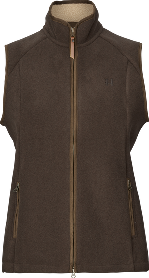 Sherpa fleeceväst dam - Demitasse brown - Sandhem – Härkila