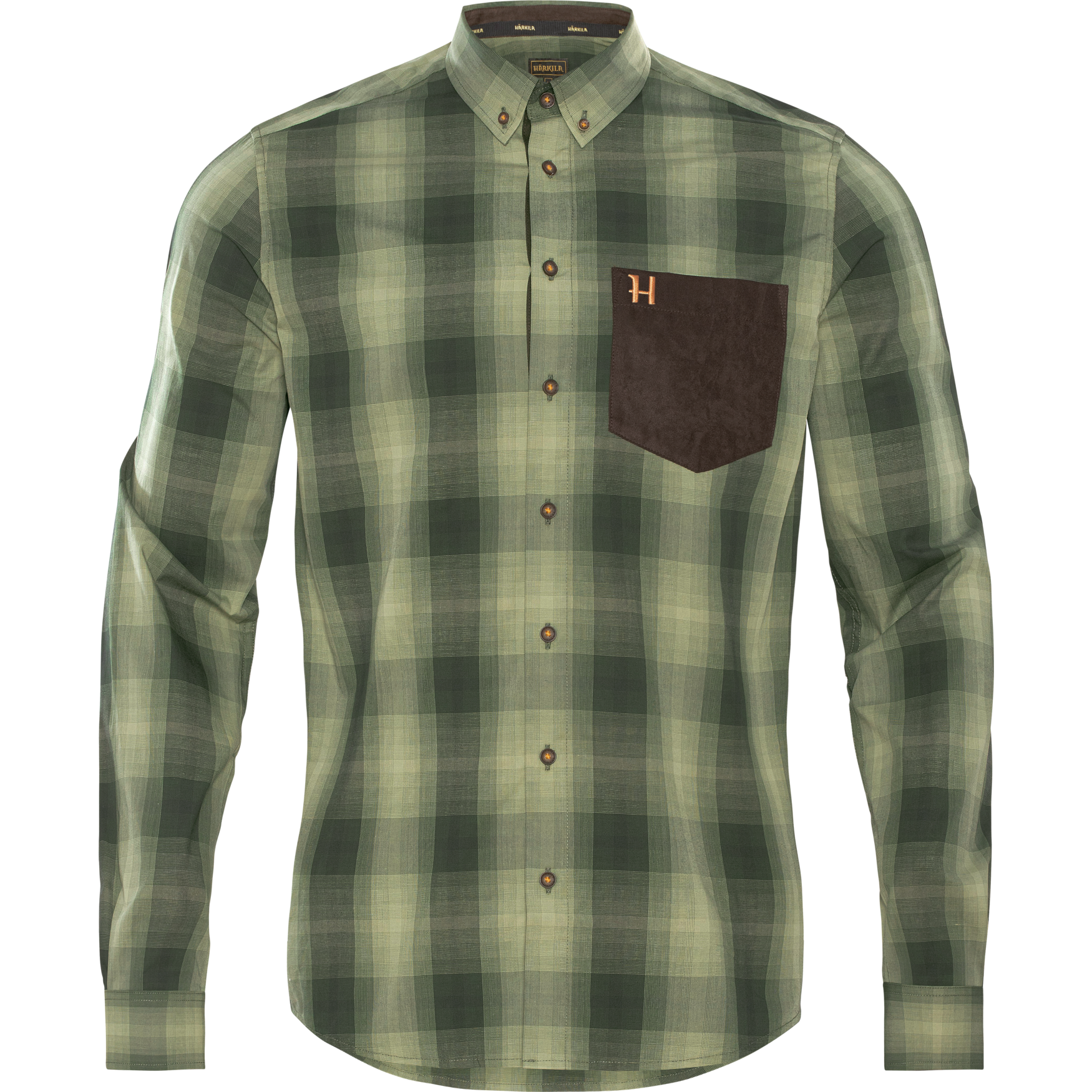 Stl. Small - Akkan skjorta - Duffel green - Härkila - Bytesvara