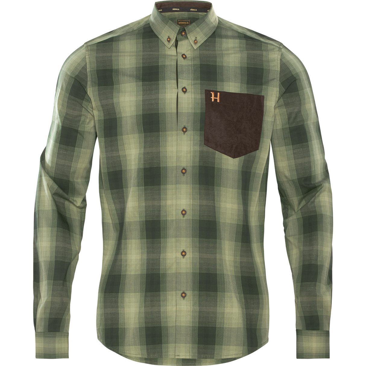 Stl. Small - Akkan skjorta - Duffel green - Härkila - Bytesvara