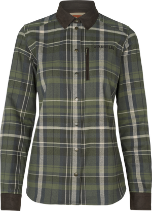 Pajala L/S Skjorta Dam - Olive Check – Härkila