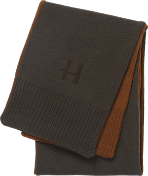 Vändbar halsduk Shadow brown/Rustique clay