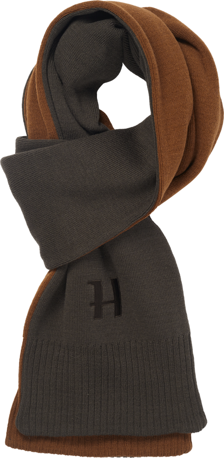 Vändbar halsduk Shadow brown/Rustique clay