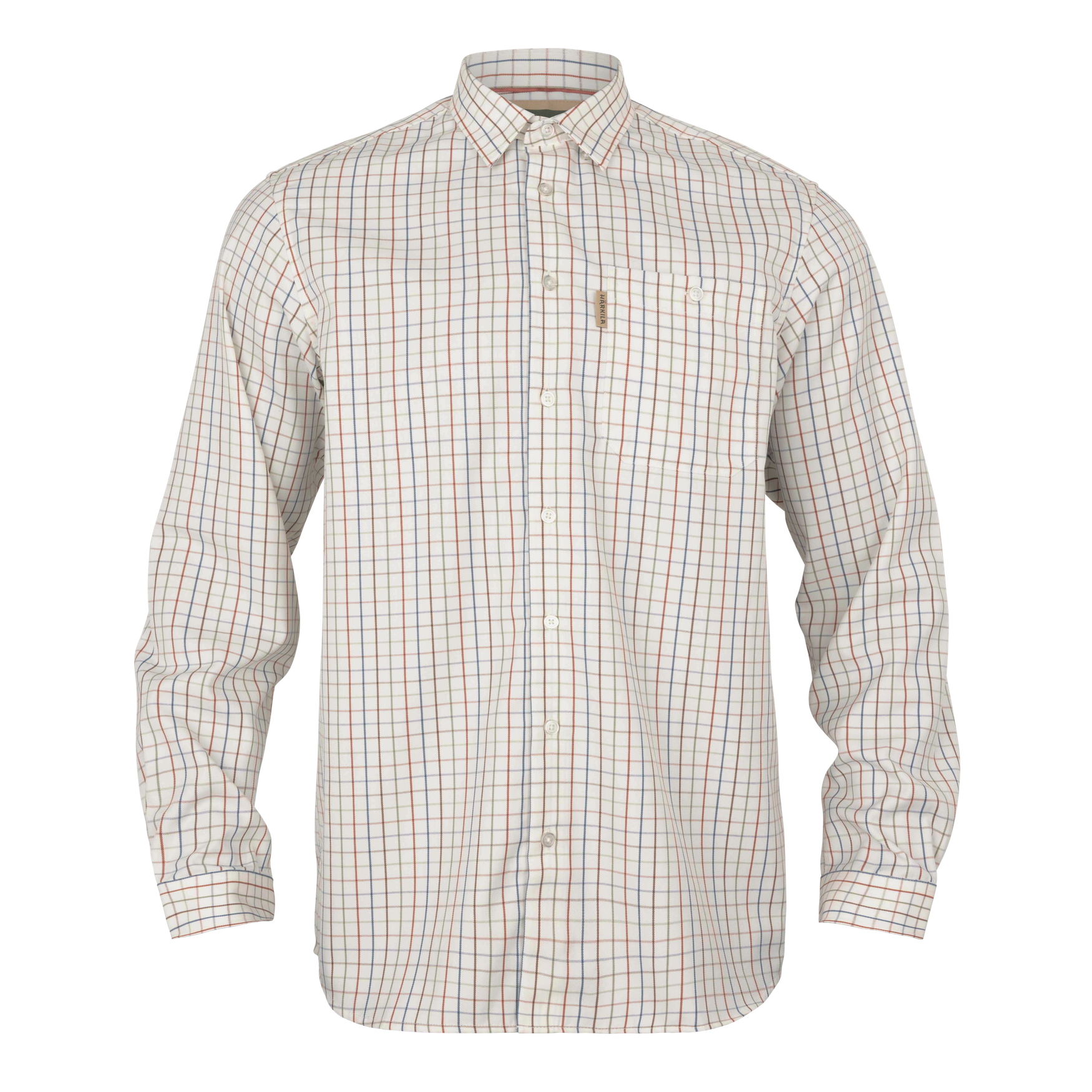 Haywood ullblandning L/S skjorta - Arabian Spice Check – Härkila