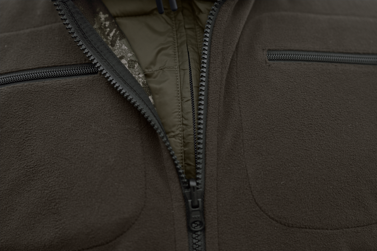 NOCTYX WSP Vändbar fleecejacka - AXIS MSP®Svart/Willow green - Kamko – Härkila