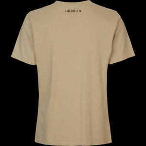 Stag Badge Kortärmad T-shirt för kvinnor Sand - Härkila