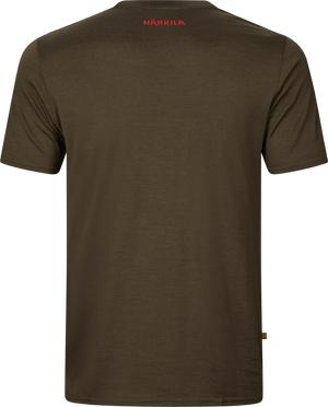 Game kortärmad t-shirt Willow green moose – Härkila