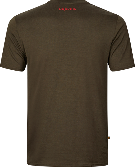 Game kortärmad t-shirt Willow green moose – Härkila