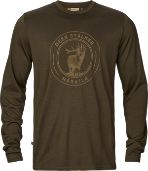 Game långärmad t-shirt Willow green stag