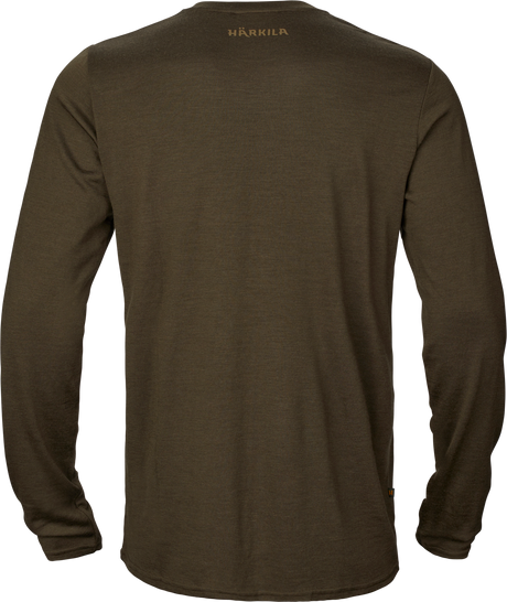 Game långärmad t-shirt Willow green stag