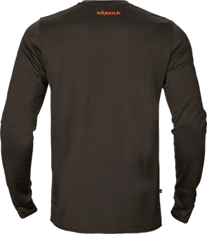 Game L/S T-shirt Shadow brown wildboar