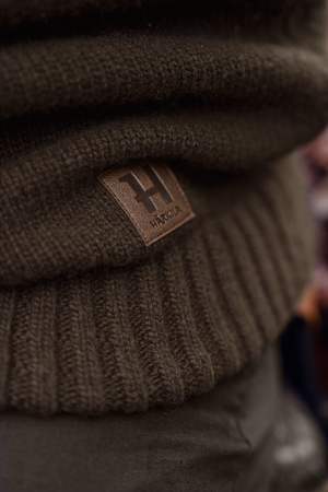 Annaboda WSP Stickad Halvzip - Demitasse Brown – Härkila