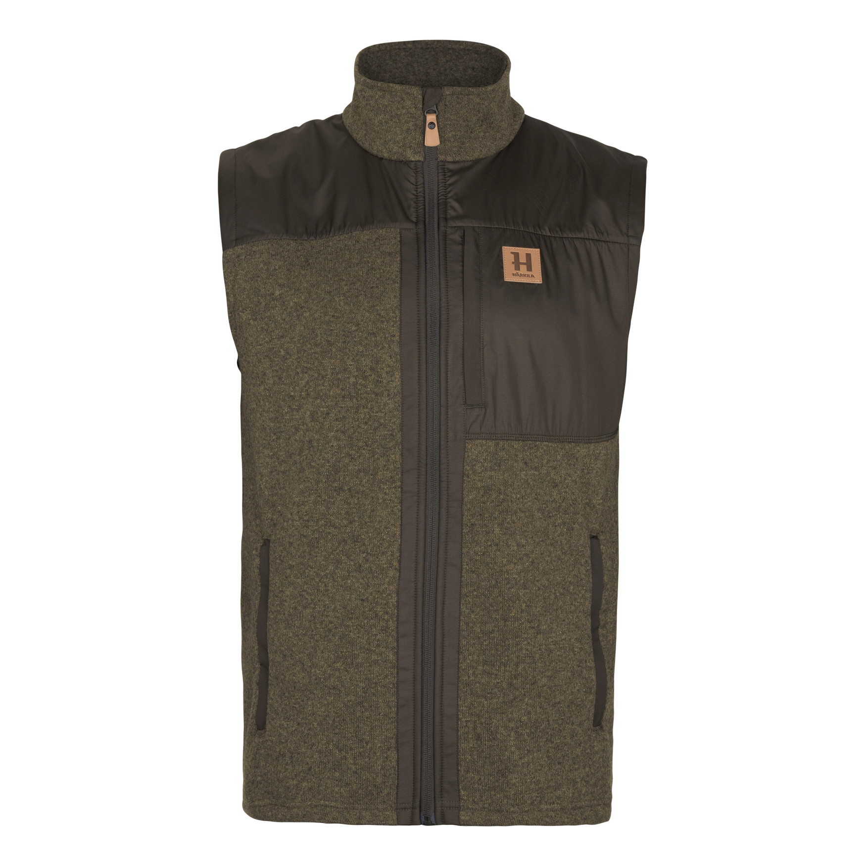 Kalix fleeceväst - Willow Green/Shadow Brown – Härkila