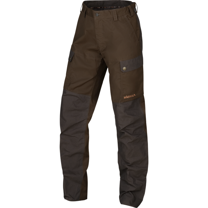 Asmund byxor Willow green/Shadow brown - Härkila
