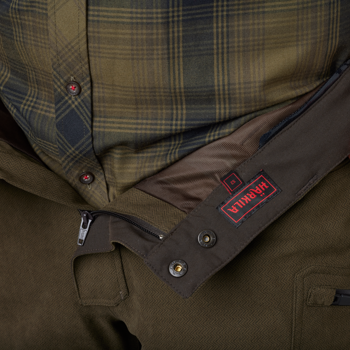 Driven Hunt HWS läder byxor Willow green/Shadow brown - Härkila