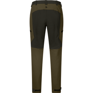 Larch stretch byxor för kvinnor Grizzly brown/Duffel green - Seeland