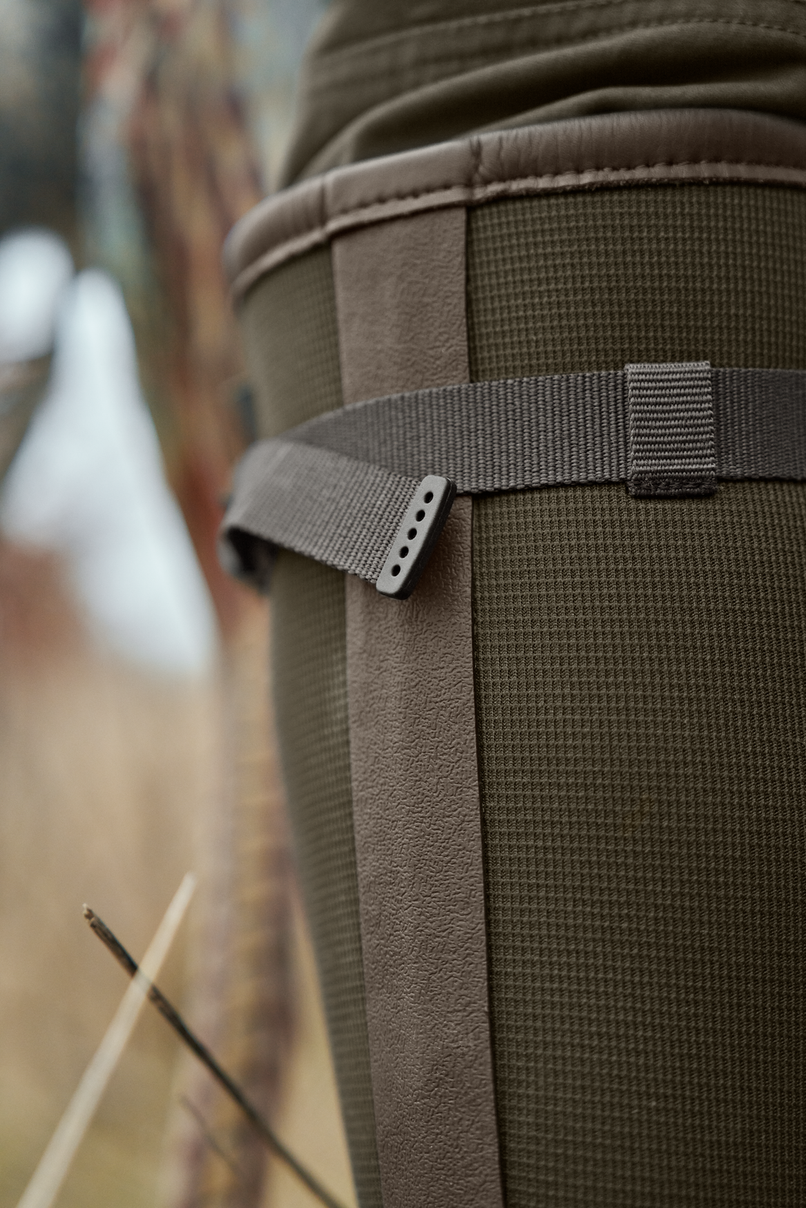 Textilgummistövel Willow green/Deep brown – Härkila