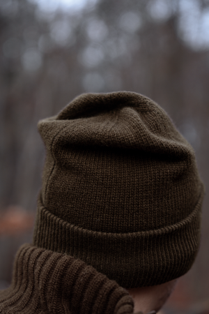 Annaboda WSP stickad mössa - Demitasse brown - Härkila