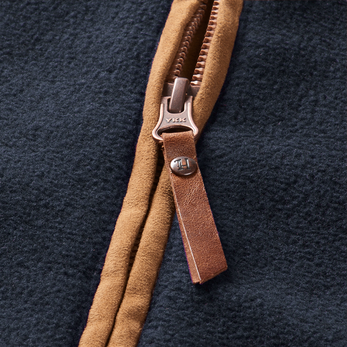 Sandhem lady fleece väst Dark navy melange - Härkila