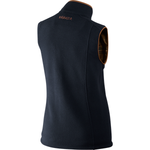 Sandhem lady fleece väst Dark navy melange - Härkila