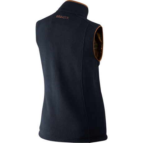Sandhem lady fleece väst Dark navy melange - Härkila