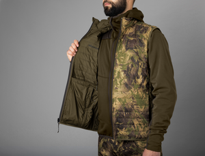Deer Stalker camo vändbar packbar väst Willow green/AXIS MSP®Forest - Härkila