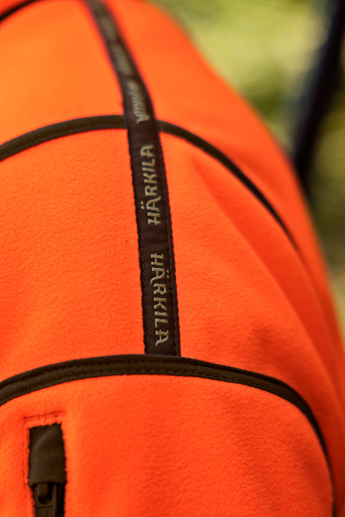 Kamko Blaze Vändbar Fleecejacka - Orange Blaze/Willow Green – Härkila