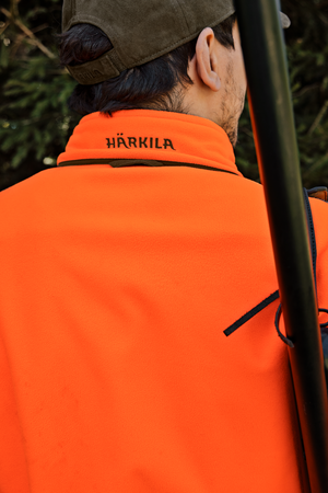Kamko Blaze Vändbar Fleecejacka - Orange Blaze/Willow Green – Härkila