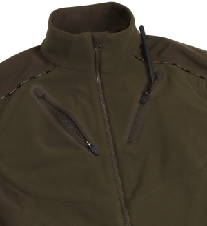 Mountain Hunter fleece jacka Hunting green/Shadow brown - Härkila