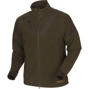 Mountain Hunter fleece jacka Hunting green/Shadow brown - Härkila