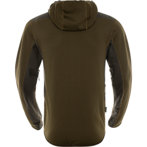 Deer Stalker fleece-hoodie Willow green/Shadow brown - Härkila
