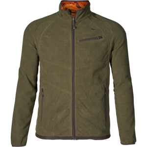 Vantage vändbar fleece Pine green/InVis orange blaze - Seeland