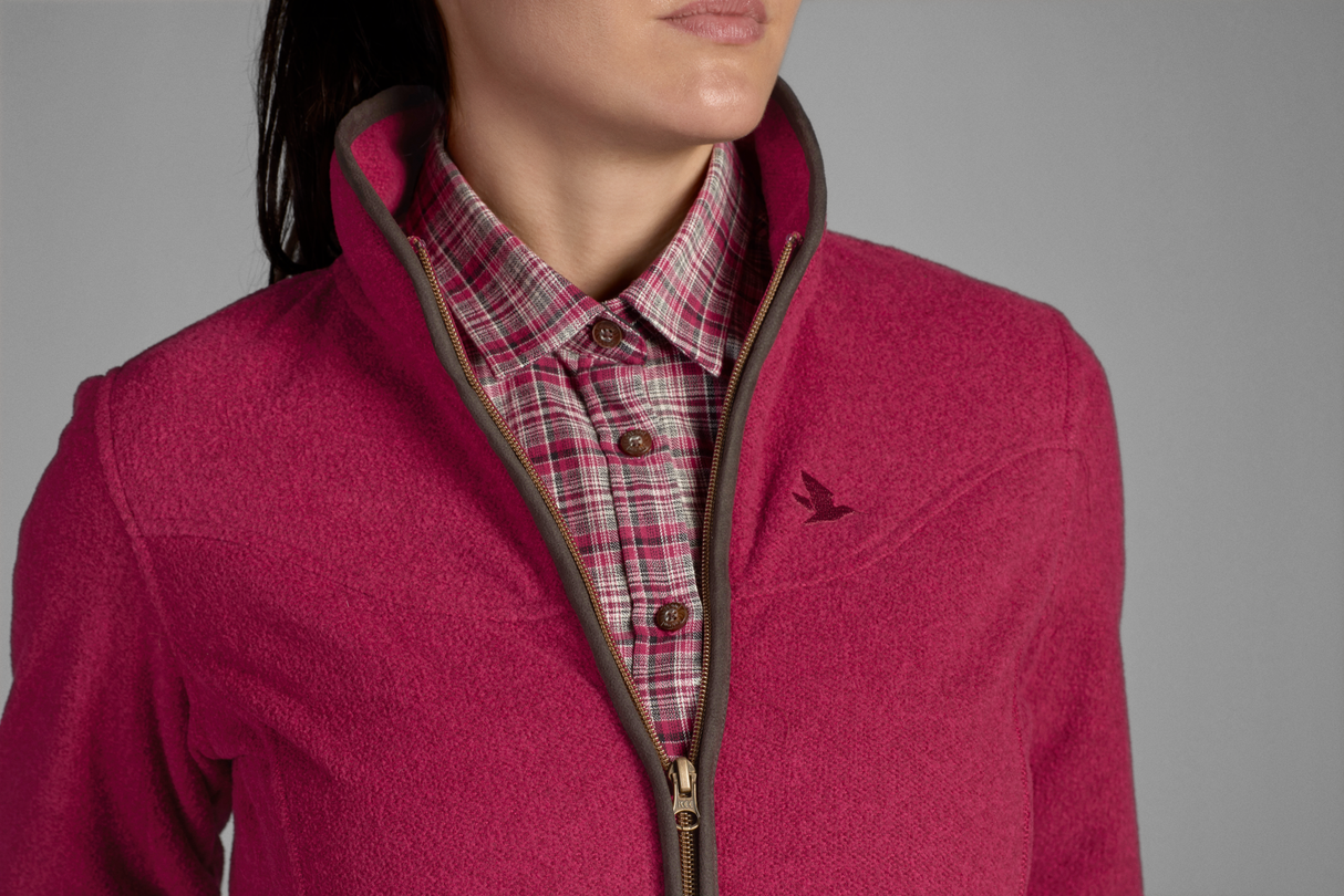 Woodcock Fleece Dam Klassisk burgundy - Seeland